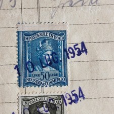 1954 varietà marca bollo - 1954,