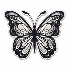 4 adesivi auto 18 x 18 cm