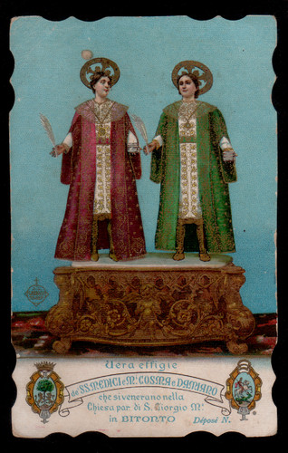 Antico santino holy card - antico,