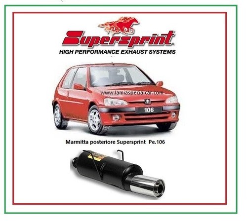 Marmitta posteriore sportiva