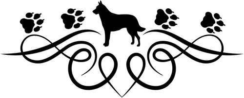 Malinois adesivo auto sticker - malinois,