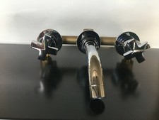 batteria lavabo incasso a parete cromo marca M&Z cromo lucido alta qualità