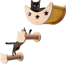 Mensole Da Parete per Gatti,Set Di Mobili Da Parete per Gatti,Percorso Da Muro p