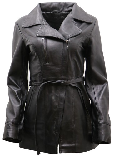 Giacca biker lunga nera - giacca,