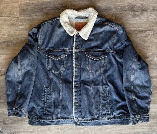 Levi sherpa trucker giacca - trucker,