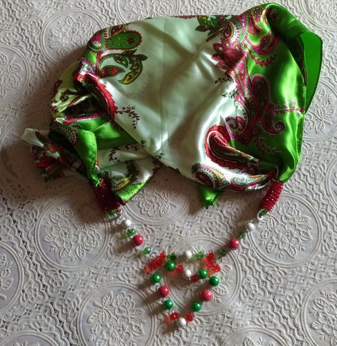 Foulard gioiello realizzato - foulard, a