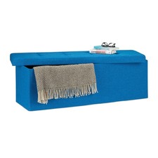 Relaxdays pouf pieghevole - pieghevole, con