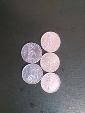 LOTTO 5 MONETE ARGENTO 835 - 500 LIRE ARGENTO