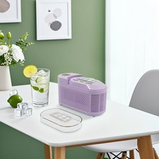 Macchina per il ghiaccio da banco macchina compatta 8 cubi auto viaggio campeggio mini macchina per il ghiaccio