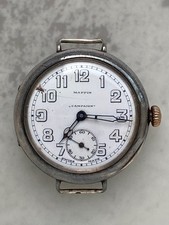 Raro orologio da trincea in argento Mappin "CAMPAGNA" di Longines