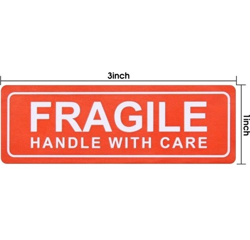Manico fragile con - , etichette