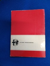 Manuale Alfa Romeo Alfetta Uso E Manutenzione 