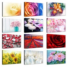 Canvashop Quadri moderni Fiori Cm 70x50 stampa su tela canvas arredo Casa natura