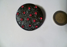 BOTTONE GIOIELLO VINTAGE NERO