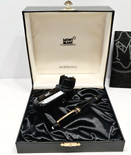 Mont Blanc Meisterstuck Fountain Pen 4810 14K Gold nib with Ink bottle and box