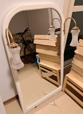 Specchiera legno laccato bianco Iotti Bagno Vintage