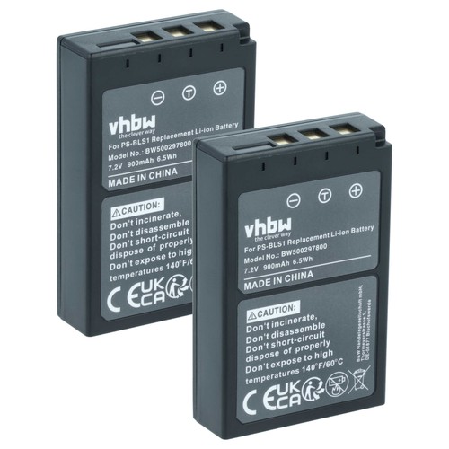 Batteria per olympus slr - 2x,