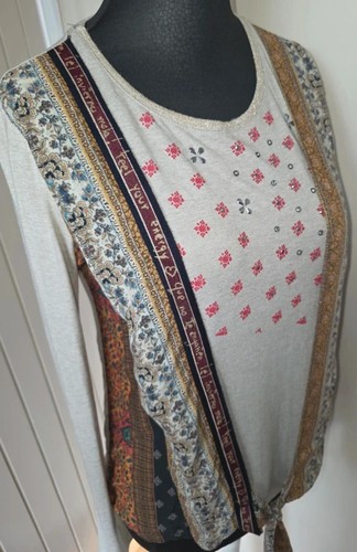 Desigual top boho patchwork - desigual.,