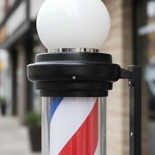 Palo barbiere rotante led - barbiere,