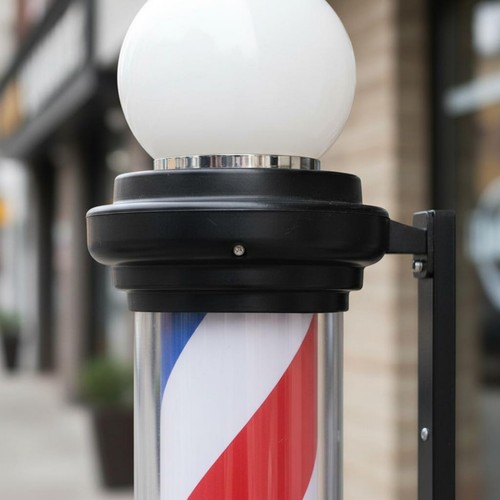 Palo barbiere rotante led - da,
