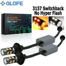 2X 3157 3156 LED di retromarcia luce di svolta lampadine DRL 4157na 3457a bianco ambra