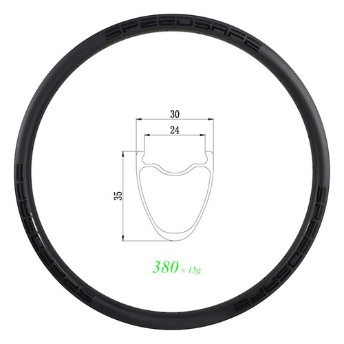 Cerchio carbonio clincher 700c - cerchio,