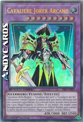 Cavaliere joker arcano speed - joker, (speed