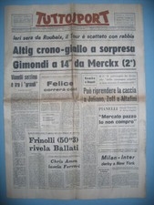 TUTTOSPORT  29/6/1969  Altig vince crono  Merckx 2°