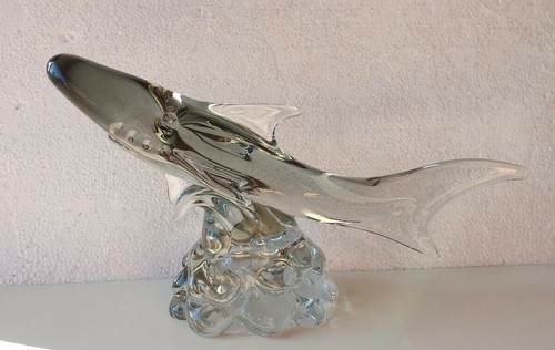 Grande scultura squalo - , in