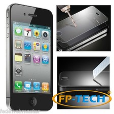 PELLICOLA PER IPHONE 4 4S PROTEGGI DISPLAY SCHERMO VETRO TEMPERATO ANTI GRAFFIO
