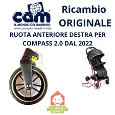 Ruota Anteriore Destra Nero