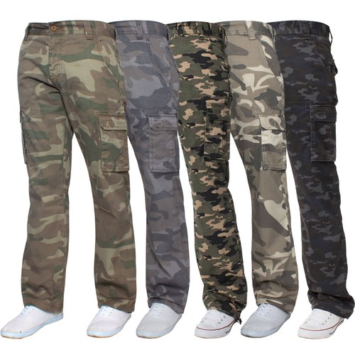 Pantaloni cargo combat uomo - pantaloni,