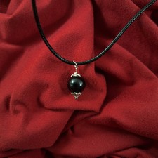 Coccu Collana Ciondolo Sardo Kokku Amuleto Contro Malocchio Onice Portafortuna