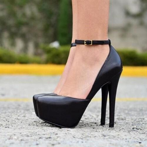 Scarpe donna decolte plateau