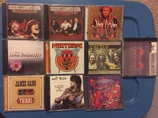 Jimi Hendrix C.C.R. James Gang Santana Jeff Beck Iron Butterfly Lot Of 10 Discs