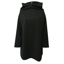 NINNI SENZA FRENI abito donna nero neoprene mod JAPPO MADE IN ITALY