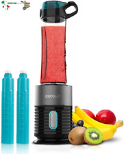 Frullatore individuale Power Titanium 650 EasyGo Inox, 650W, Lama con 4 foglie r