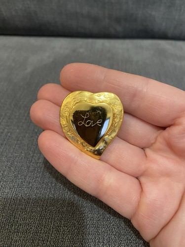 Ciondolo spilla cuore amore