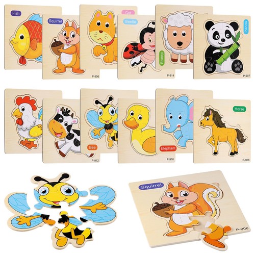 Huiguli puzzle legno - puzzle, bambini
