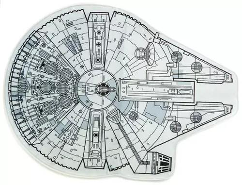 Tappeto star wars millennium - star,