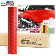 3D Carbon Fiber Red Texture