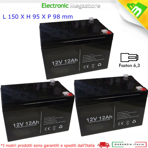 Kit batterie agm piombo - 3,