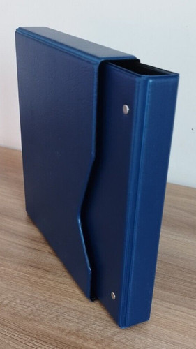 Raccoglitore album blu con - raccoglitore,