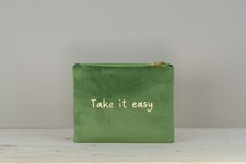 Pochette in velluto, porta