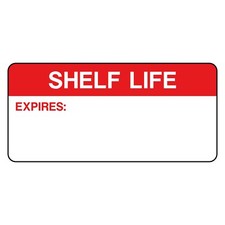 Adesivo Shelf Life QUAL0030