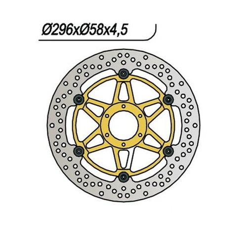 Disco freno anteriore - disco, 693