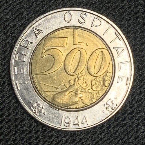 500 lire repubblica san - repubblica, di