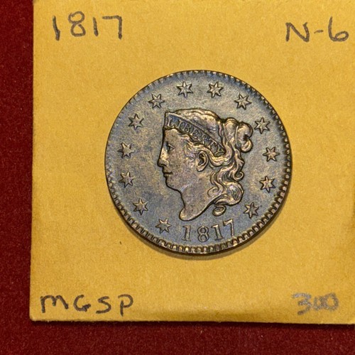 1817 testa di - di, coronetta