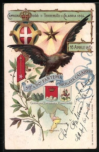 Cartolina fanteria - 59,