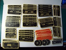 militaria ww2 56 plaques RADIO